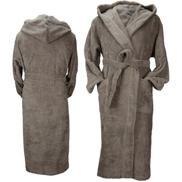 A&R Textile Bademantel Morgenmantel Frottee Bio Baumwolle Robezz® Wellness Spa Fällt sehr groß aus
