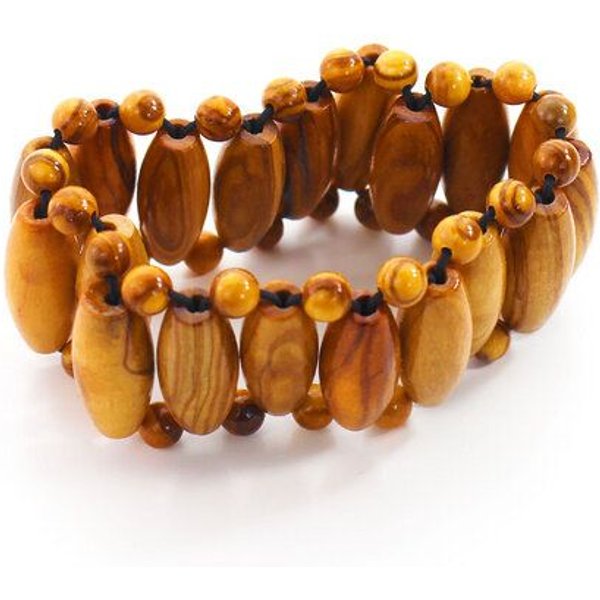 Mitienda Shop Armband aus Holz Perlen - Holzschmuck