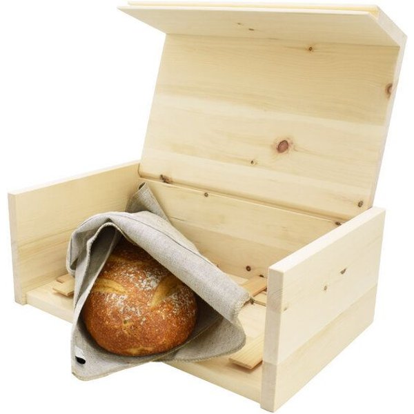 4betterdays Brotkasten aus Zirbel roh in 3 Größen - Handgemacht in Österreich