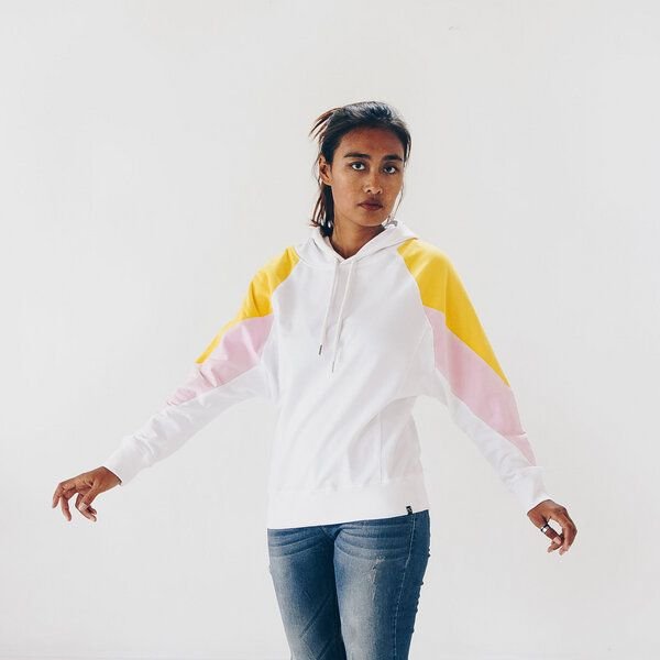 The Driftwood Tales Sweatshirt aus Bio-Baumwolle, Bio-Restmaterial und gewöhnlichen Resttextilien