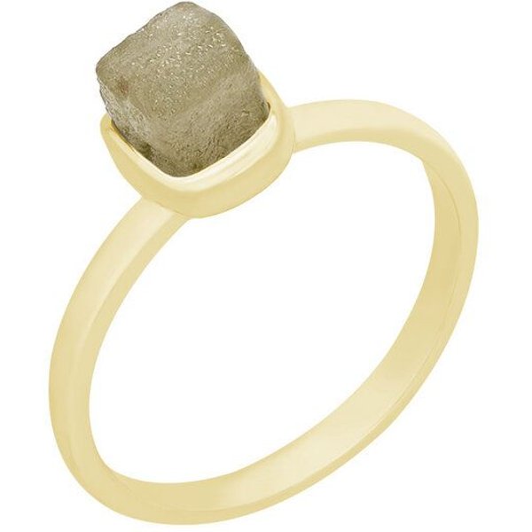 Eppi Ring aus Gold mit gelbem Rohdiamanten Yianna
