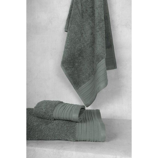 jilda-tex 2er Set Premium Duschtuch Handtuch Gästetuch 100% Bio-Baumwolle