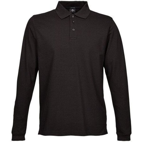 TeeJays Luxury Stretch Langarm Long Sleeve Poloshirt Polo