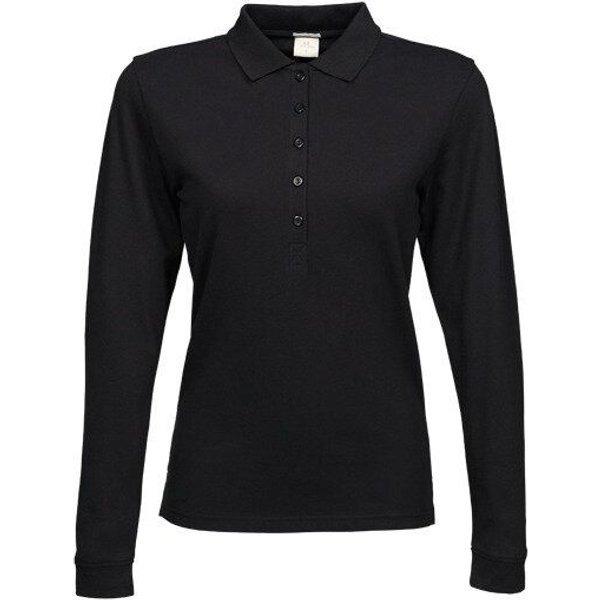 TeeJays Women´s Luxury Stretch Langarm Polo bis 3XL Poloshirt Damen