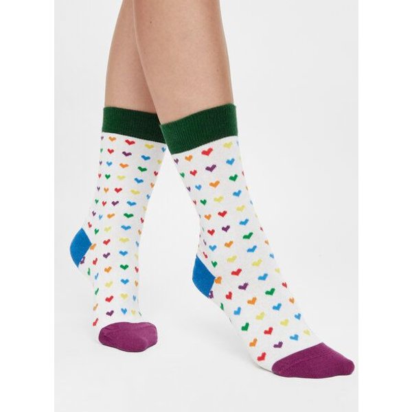 Natural Vibes Herzen Socken Bio GOTS | Bunte Socken | Herren Damen Socken