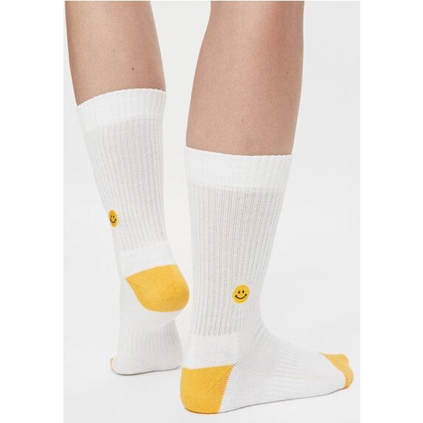 Natural Vibes Crew Socken Bio GOTS | Tennissocken | Lucky Socken | Smiley Socken | Herren Damen Socken