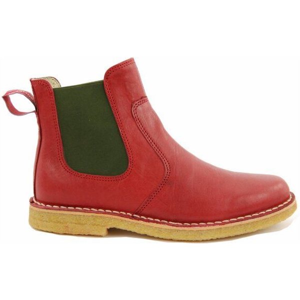 Grünbein Shoes Grünbein Stiefelette Irma rot
