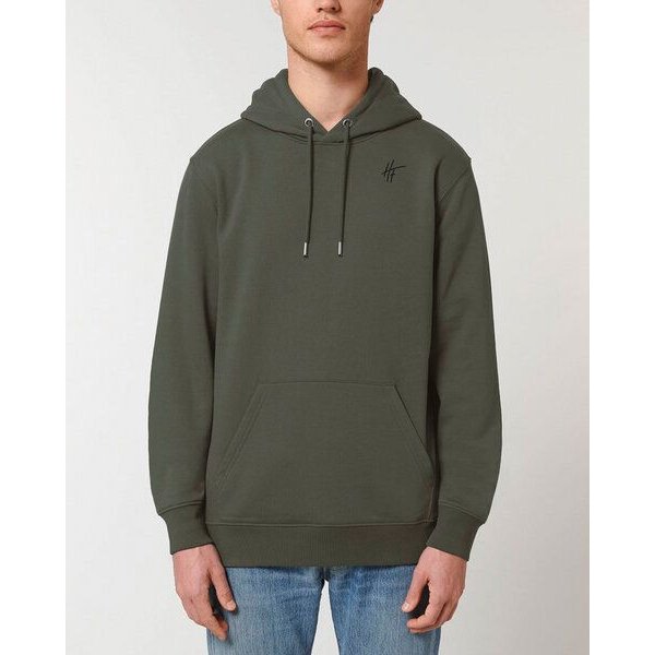 Human Family Bio Unisex Basic Hoodie - "HF" aus Bio-Baumwolle