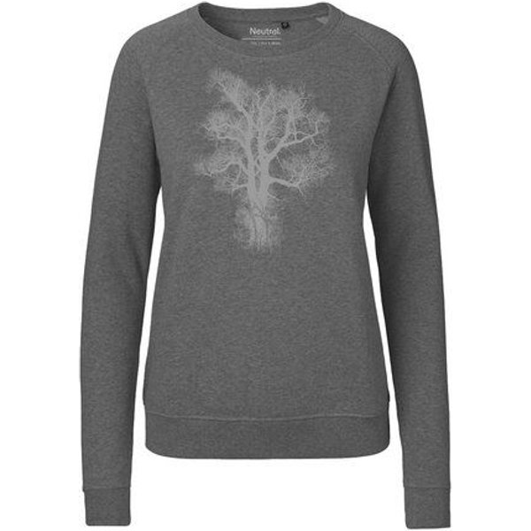 Peaces.bio - handbedruckte Biomode Bio Damen-Sweatshirt Chestnut