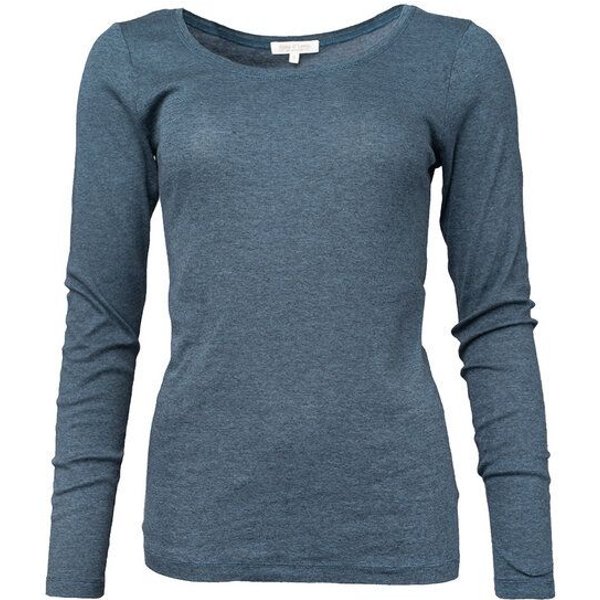 Alma & Lovis Ringel-Jerseyshirt aus Bio-Baumwolle | Melange Shirt