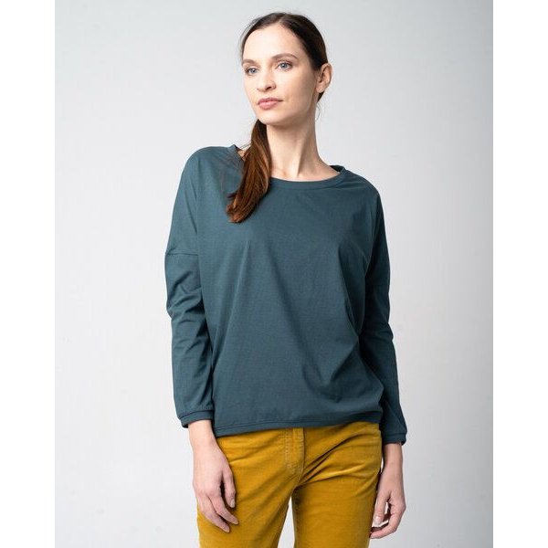 Alma & Lovis Oversized Langarmshirt aus Bio-Baumwolle | Loose Shirt
