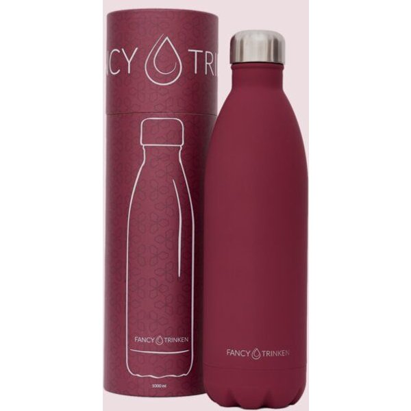 Fancy Trinken Isolierflasche 1 Liter, Trinkflasche aus Edelstahl