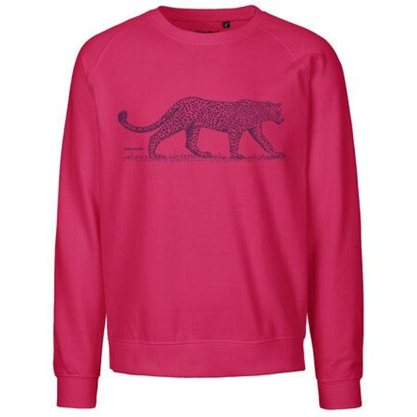 Peaces.bio - handbedruckte Biomode Bio Herren-Sweatshirt Leopard