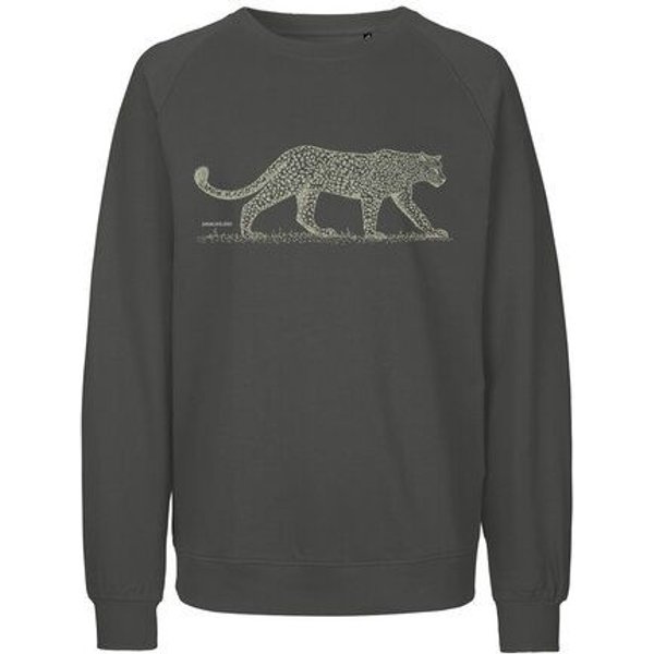 Peaces.bio - handbedruckte Biomode Bio Herren-Sweatshirt Leopard