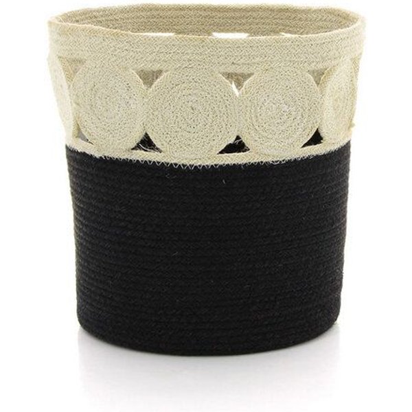 Mitienda Shop Korb aus Jute Paper Black