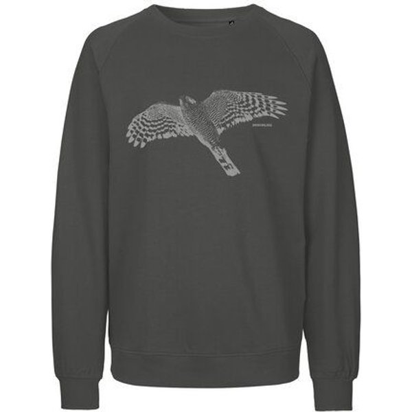 Peaces.bio - handbedruckte Biomode Bio Herren-Sweatshirt Sperber