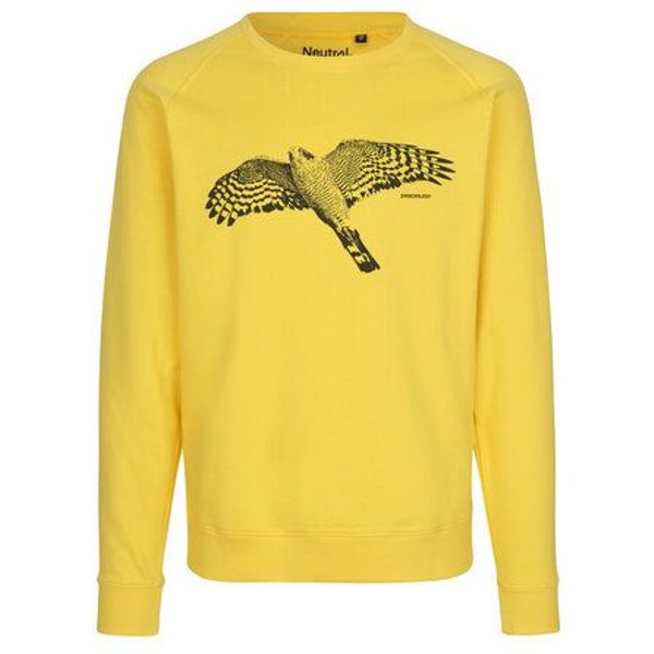 Peaces.bio - handbedruckte Biomode Bio Herren-Sweatshirt Sperber