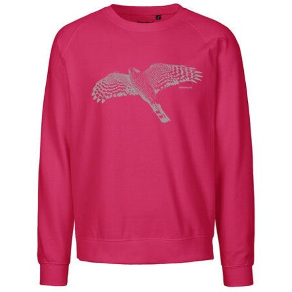 Peaces.bio - handbedruckte Biomode Bio Herren-Sweatshirt Sperber