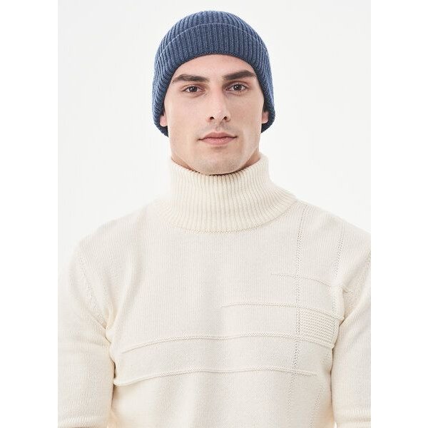 ORGANICATION Strick-Beanie aus Bio-Merinowolle und Bio-Baumwolle