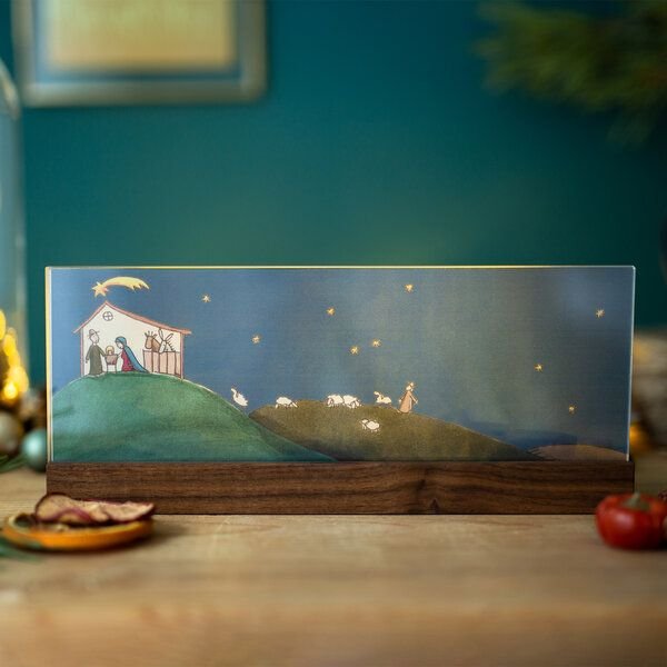 klotzaufklotz Weihnachtskrippe Landschaft