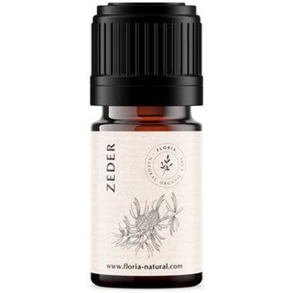 FLORIA - NATURAL ORGANIC CARE BIO Atlaszeder / Zeder 5 ml I 100% Naturreines ätherisches Öl Zeder