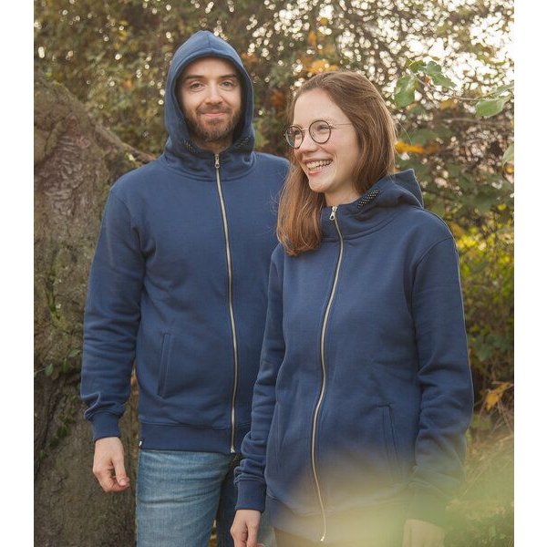 päfjes Basic Zipper Jacke - Fair gehandelt - Unisex Bio Sweatjacke