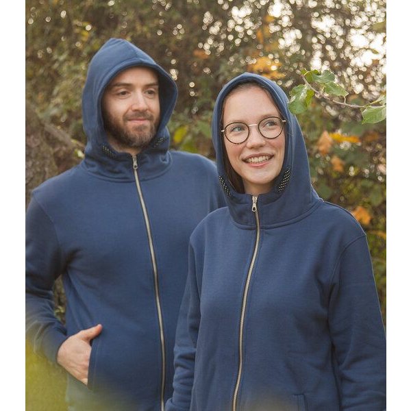 päfjes Basic Zipper Jacke - Fair gehandelt - Unisex Bio Sweatjacke