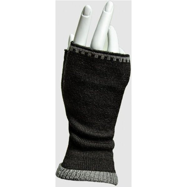 LANARTO slow fashion Pulswärmer zweifarbig gestrickt aus Merinowolle