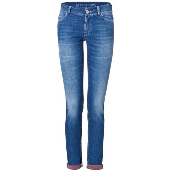 goodsociety Womens Slim Jeans Harrow Red Back