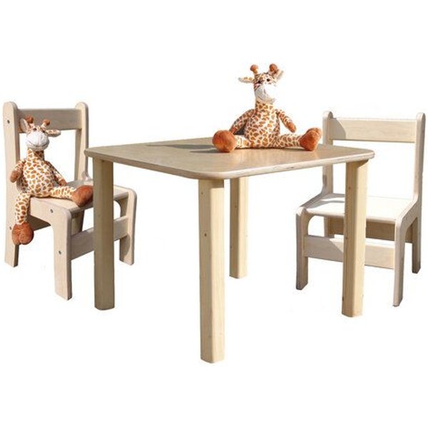 Die Schreiner Christoph Siegel Kindersitzgruppe - Tisch und 2 Stühle