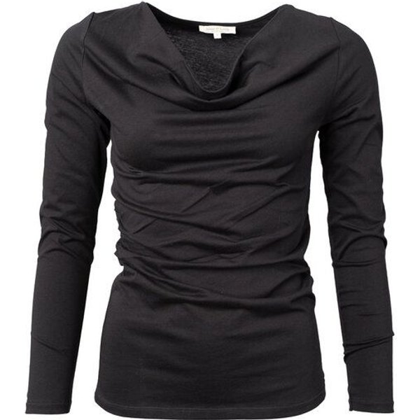 Alma & Lovis Langarmshirt mit Wasserfallausschnitt | Cascade Shirt