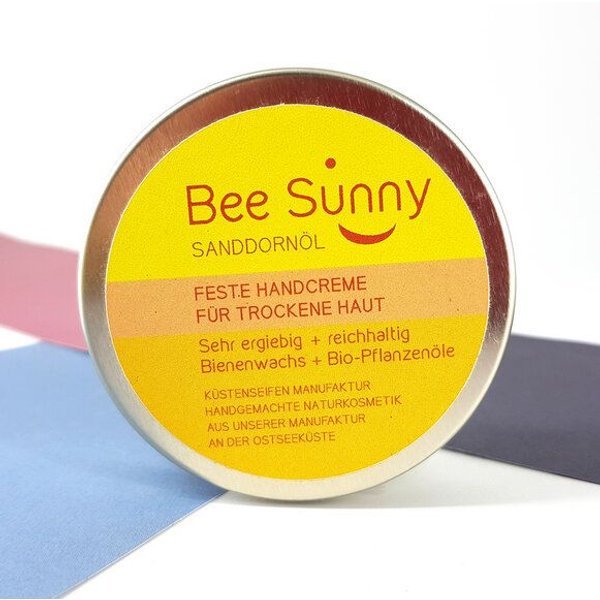 Küstenseifen Manufaktur Feste Handcreme Sanddorn & Lemon / Bodybutter