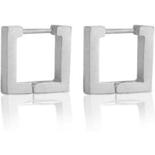 Eckige Ohrringe ca. 12 x 12 mm von Elektropulli