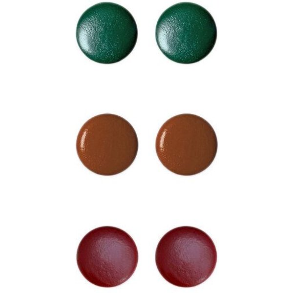 GARY MASH 3er-Set Holz-Ohrstecker