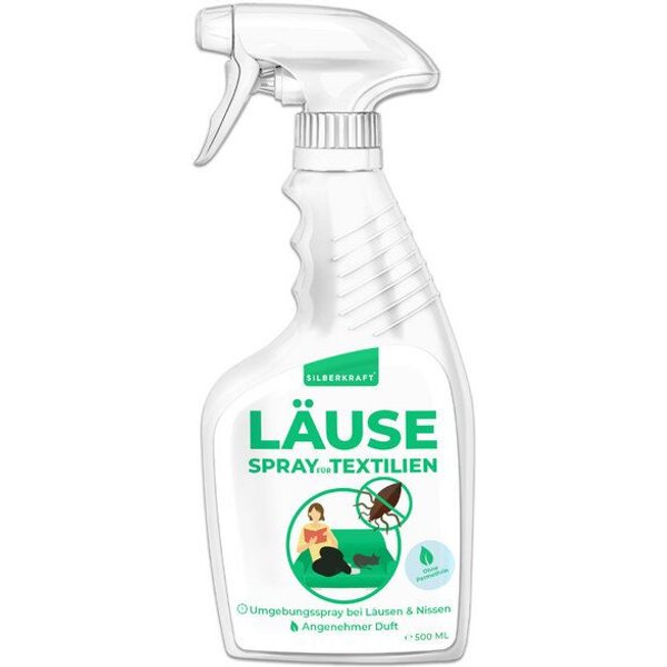 Silberkraft Läusespray für Textilien - gegen Läuse und Nissen