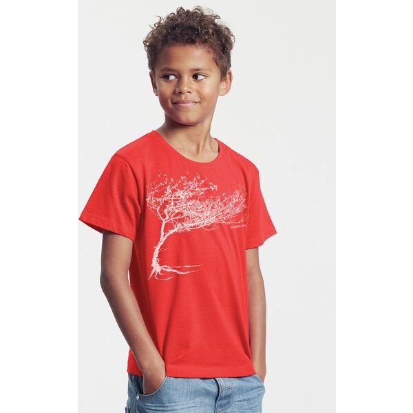 Peaces.bio - handbedruckte Biomode Bio-Kinder T-Shirt Windy Tree