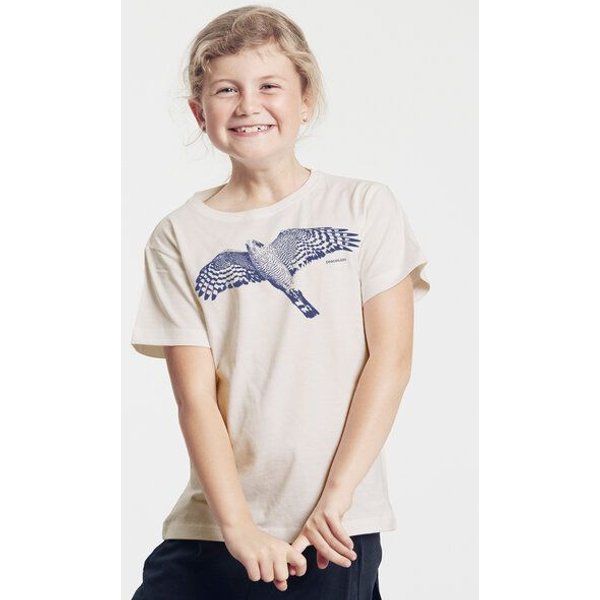 Peaces.bio - handbedruckte Biomode Bio-Kinder T-Shirt Sperber