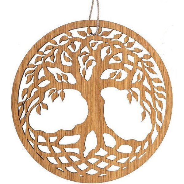 ReineNatur Fenster Dekoration – Wandbild - Baum des Lebens - Ø 30 cm
