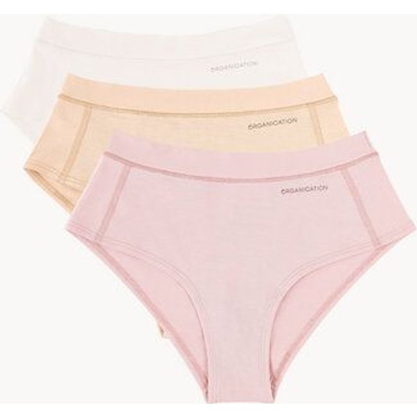 ORGANICATION ESSENTIALS-KAREN-Hipster aus supersoftem TENCEL Modal-Mix im 3er-Pack