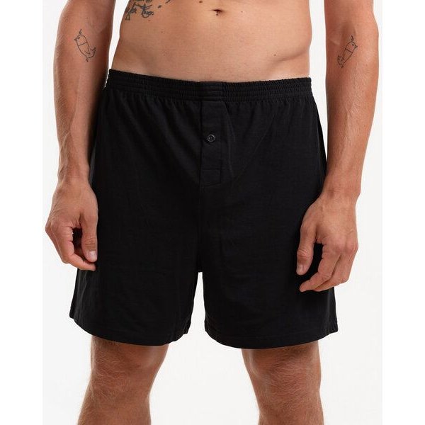 GARY MASH Herren Boxershorts schwarz aus TENCEL Lyocell Mix