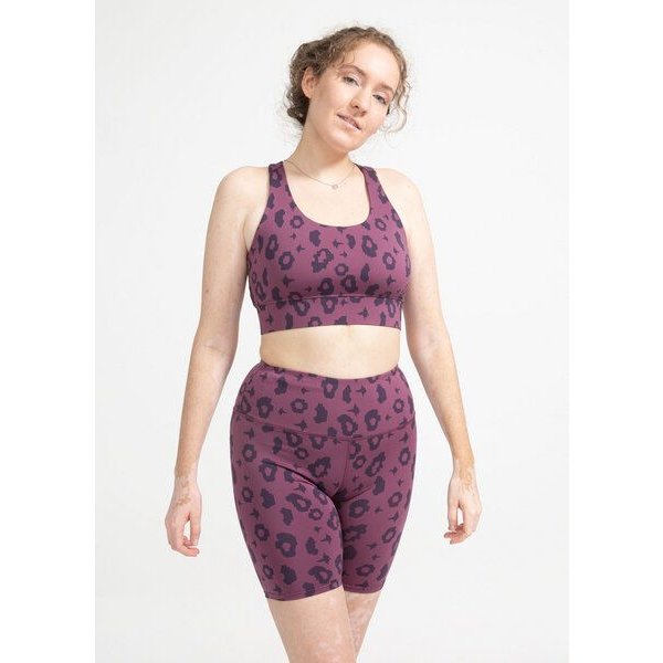 boochen Bike Shorts in Leopard Print