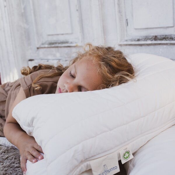 murmunto organics Kinderkopfkissen Bio-Schurwolle (kbT) GOTS "Woolly Wonder Top"