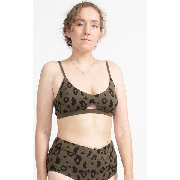 boochen Bikini Top Diani - Wendbares Surf Bikini-Oberteil - Print