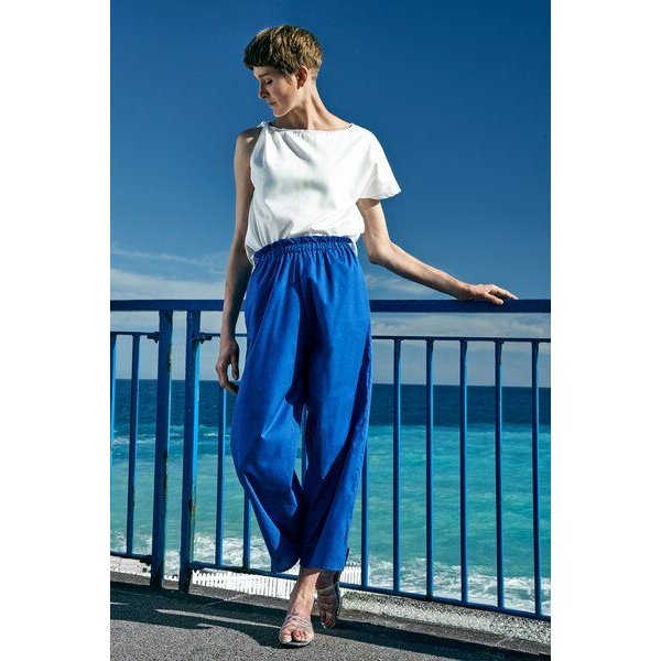 Sophia Schneider-Esleben Culotte Anna - High Waist Hose aus Bio-Baumwolle