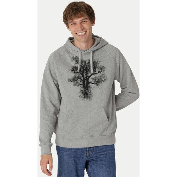 Peaces.bio - handbedruckte Biomode Bio-Herren-Kapuzensweater Chestnut