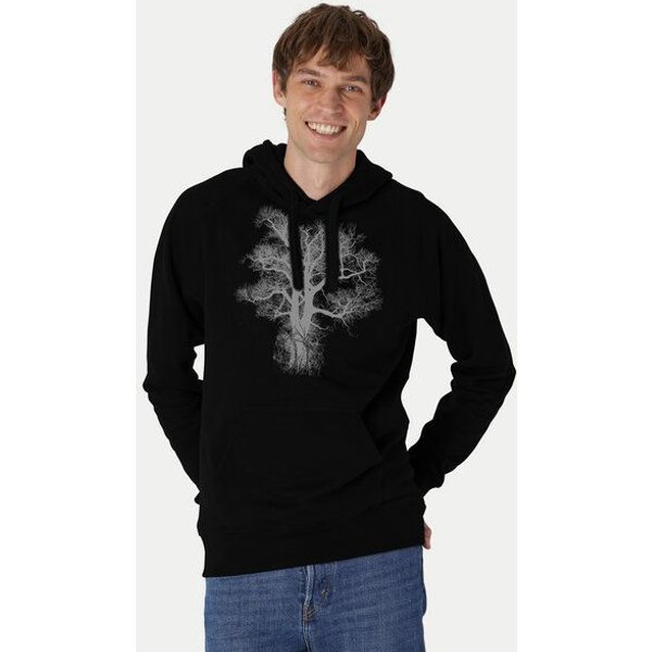 Peaces.bio - handbedruckte Biomode Bio-Herren-Kapuzensweater Chestnut