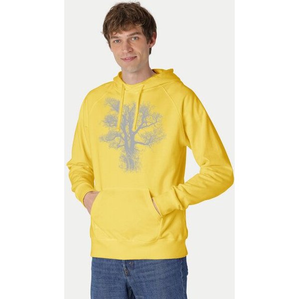 Peaces.bio - handbedruckte Biomode Bio-Herren-Kapuzensweater Chestnut