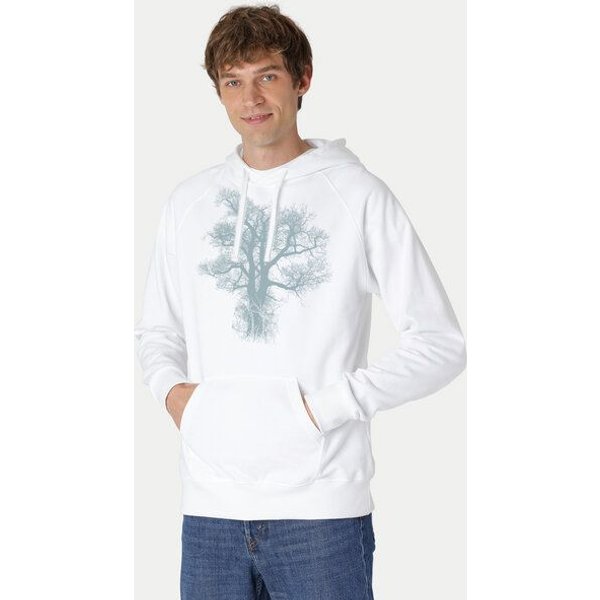Peaces.bio - handbedruckte Biomode Bio-Herren-Kapuzensweater Chestnut