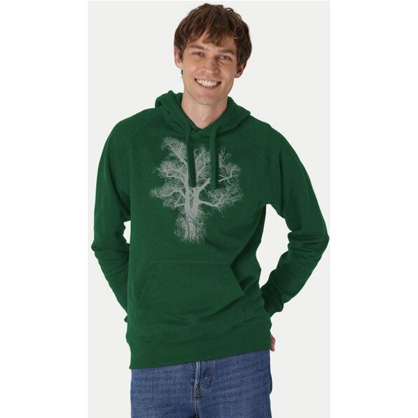 Peaces.bio - handbedruckte Biomode Bio-Herren-Kapuzensweater Chestnut