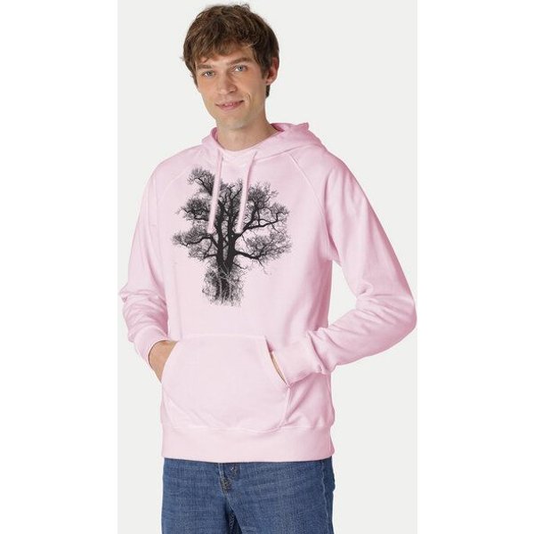 Peaces.bio - handbedruckte Biomode Bio-Herren-Kapuzensweater Chestnut